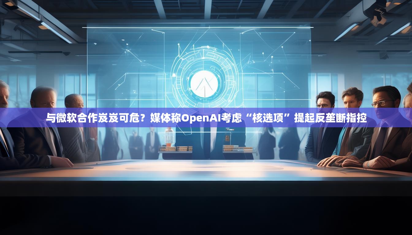 与微软合作岌岌可危？媒体称OpenAI考虑“核选项”提起反垄断指控