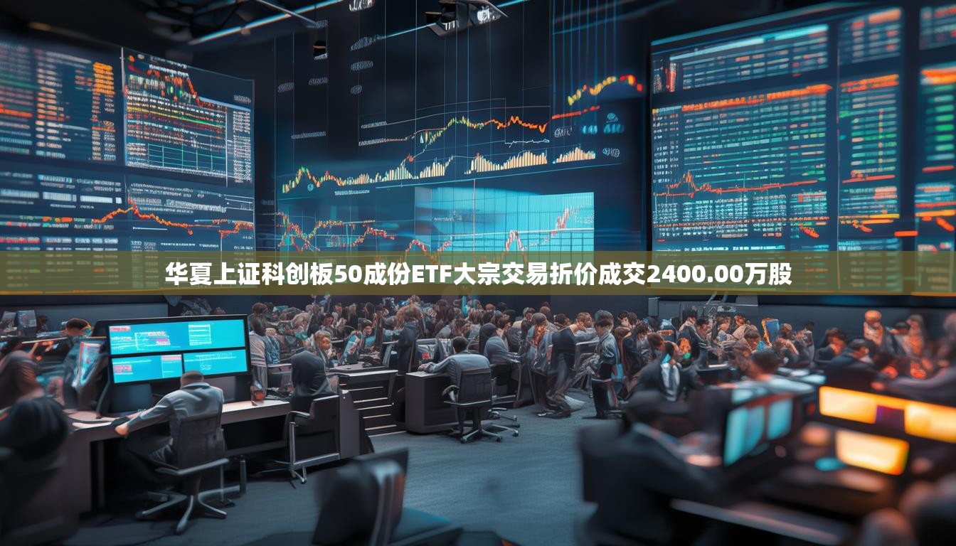 华夏上证科创板50成份ETF大宗交易折价成交2400.00万股